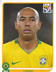 Luisao Brazil samolepka Panini World Cup 2010 #491
